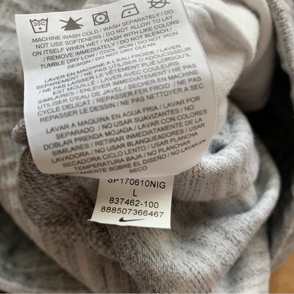 SOLD! Nike Sportswear Mens Advance 15 Knit Jogger Pants Heather Grey Size Large - Picture 11 of 12